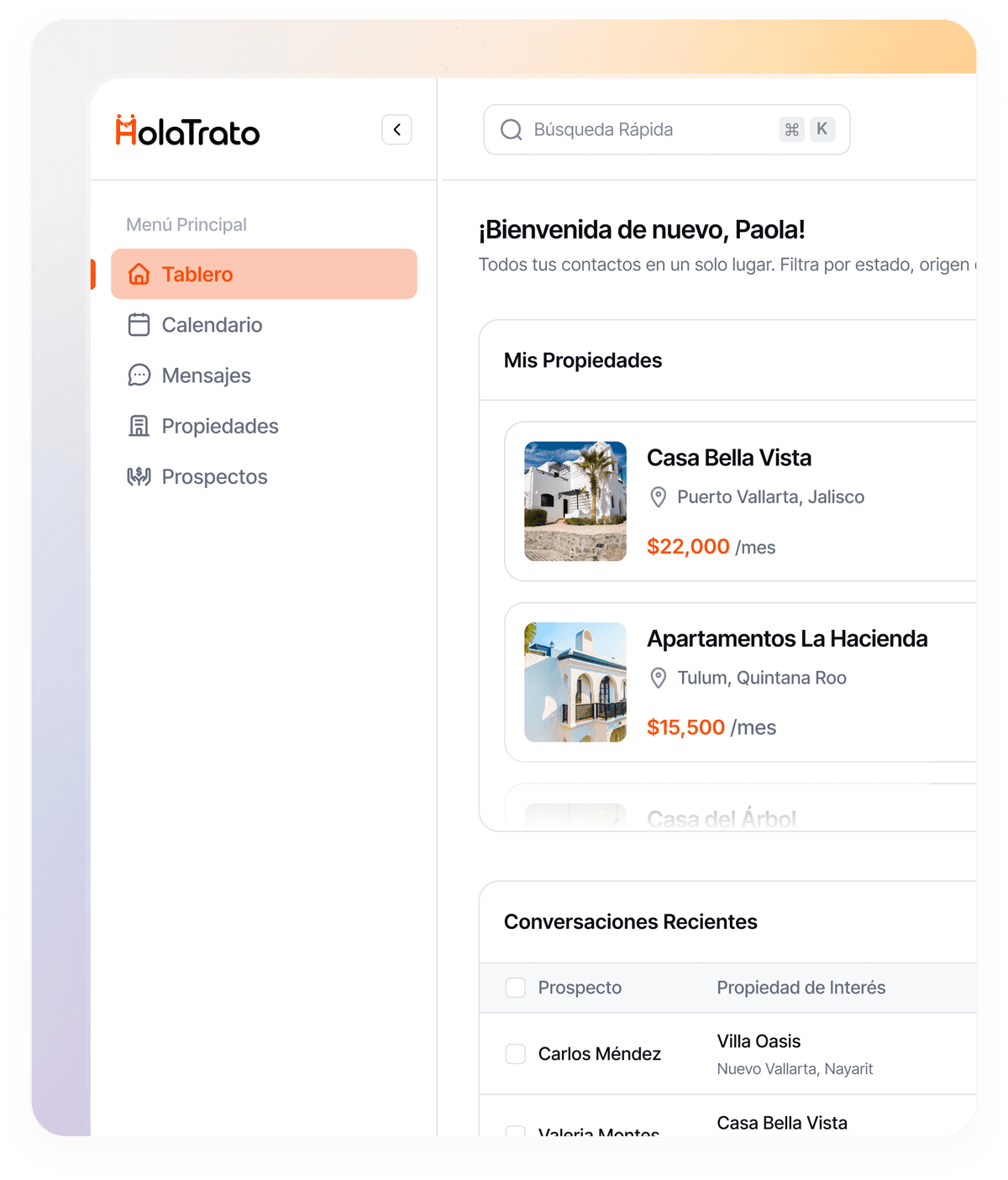 HolaTrato Dashboard